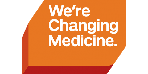 We're Changing Medicine campaign badge