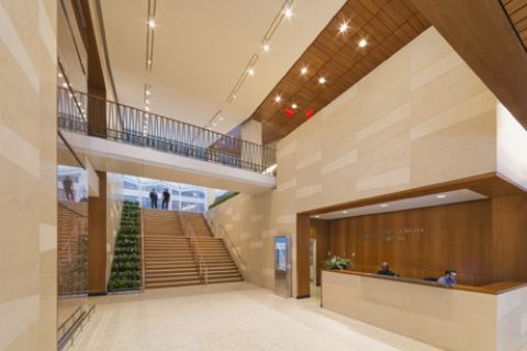 Belfer Research Building lobby